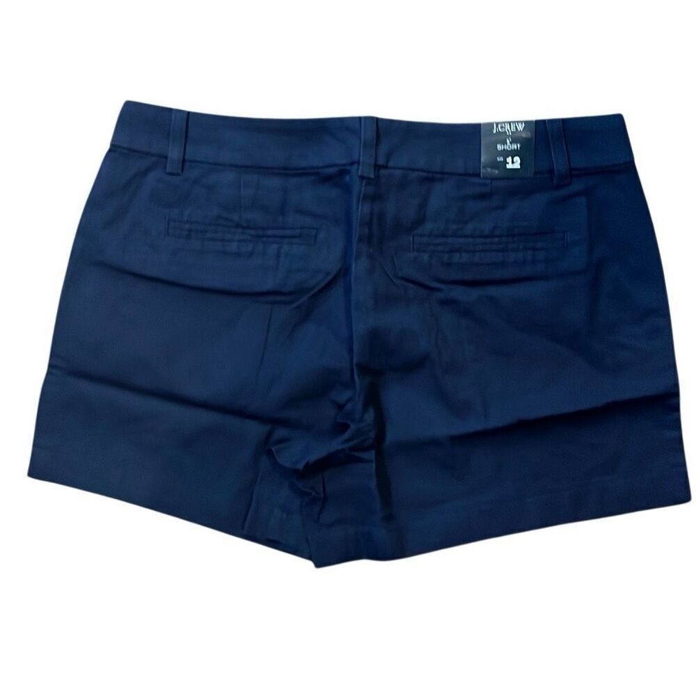 J.Crew navy 5 inch women’s shorts size 12 new tag - Picture 2 of 3